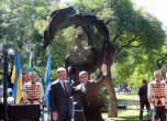 Плевнелиев и Порошенко откриха паметник на Тарас Шевченко в София (снимки)