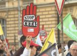 Протест в София срещу CETA и TTIP