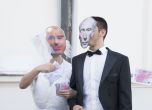 Флашмоб: Борисов и Путин се бракуваха, зестрата е АЕЦ "Белене" (снимки и видео)