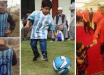 Афганистанското хлапе се срещна с Меси в Катар