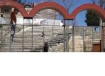 Пластмасови арки на амфитеатъра в Несебър - вече ги няма