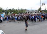 Фенове на Левски блокираха Ботевградско шосе преди баража с Верея (видео   снимки)