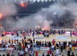 Фенове прекратиха баскетболния финал в Гърция