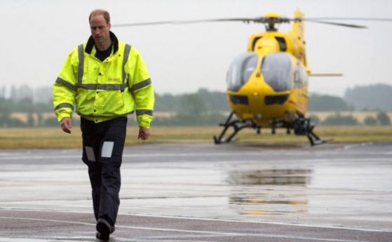 Днес принц Уилям напуска работата си като пилот на хеликоптер