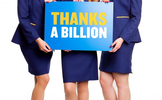 Нискотарифният превозвач Ryanair пуска в промоционална продажба 1 000 000