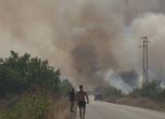 5 метра пламъци в Пловдивско, още гори и в Бургаско