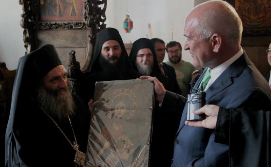 Председателят на Народното събрание Димитър Главчев посети Бигорския манастир Той
