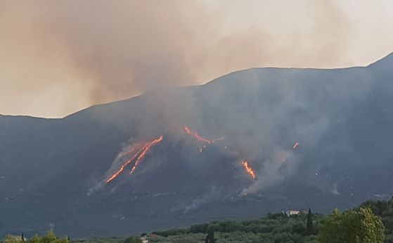 Мащабни пожари обхванаха Гърция