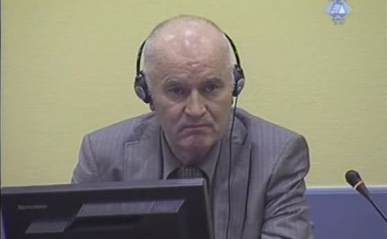 Бившият командващ армията на Сръбска Ратко Младич който е в