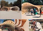 Варненци си имат нова отворена библиотека във формата на рапан (снимки)