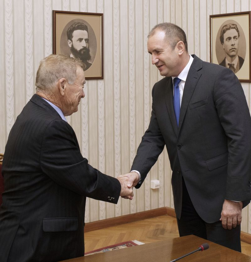 Президентът Румен Радев се срещна днес с най-богатият българин зад