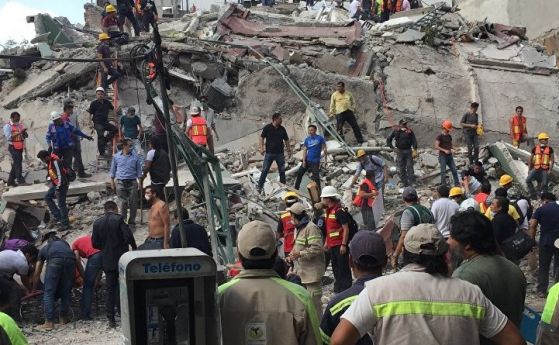 Земетресението което вчера разлюля Мексико с магнитуд 7 1 по Рихтер