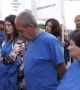 Работещи в 'Емко' излязоха на протест пред парламента