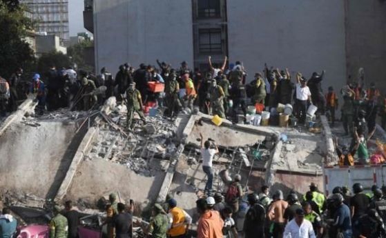 Жертвите на земетресението в Мексико станаха 282 души   Най много са