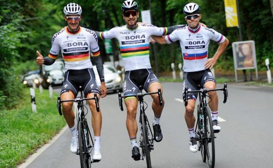 Словашкият колоездач Петер Саган пренаписа историята като спечели за трети
