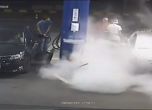На бензиностанция не се пуши (видео)