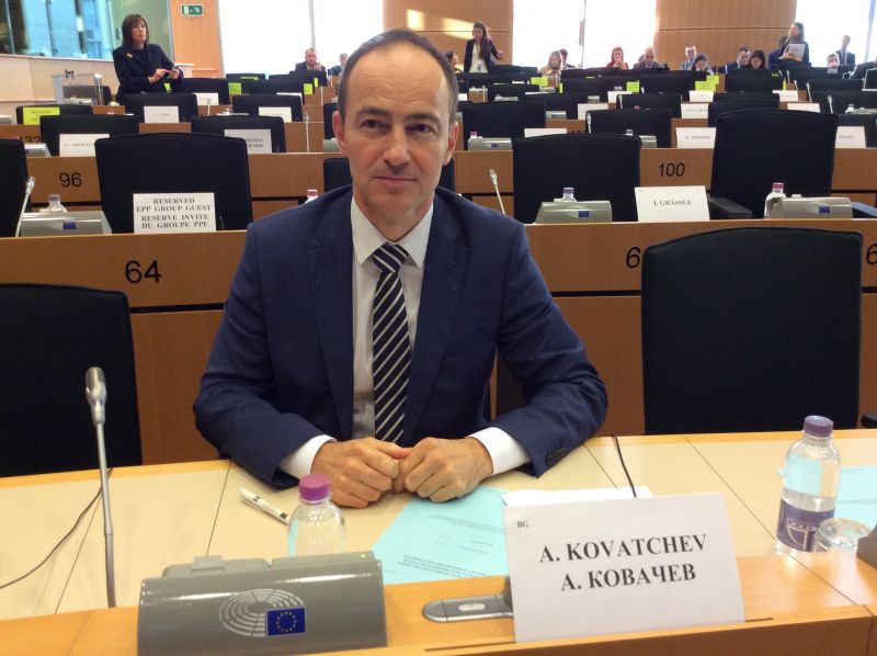 Андрей Ковачев, евродепутат от ГЕРБ/ЕНП, бе избран за заместник-председател на