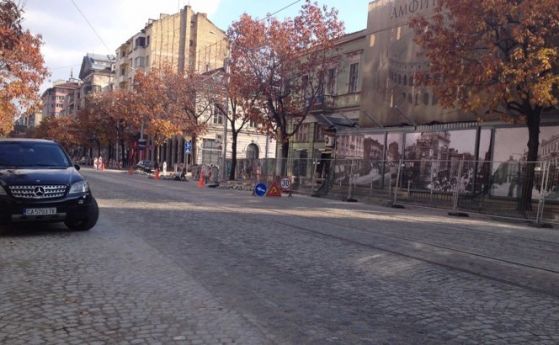 Пренареждат паветата на столичния бул Дондуков между улиците Бачо Киро