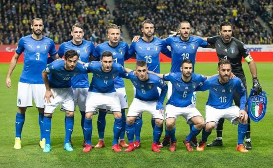 Четирикратният световен шампион Италия няма да участва на Мондиал 2018