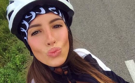 26 годишната словачка Лучия Яворчекова с гордост носи званието Най сексапилната колоездачка