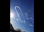 Американски бойни пилоти изрисуваха пенис над Вашингтон
