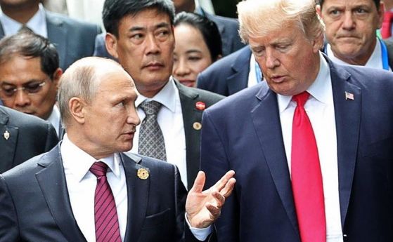 Президентите на САЩ и Русия Доналд Тръмп и Владимир Путин