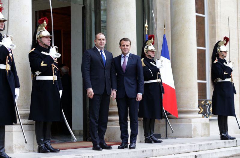Президентът Румен Радев се срещна с френския си колега Еманюел