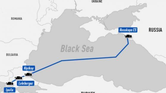 Според турското издание `Хабертюрк` тръбата, която ще захранва Европа с газ