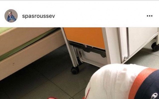 Собственикът Левски Спас Русев се е контузил в коляното, стана