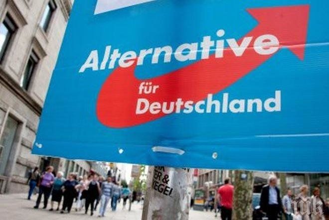 Крайнодясната партия Алтернатива за Германия за първи път изпреварва Германската