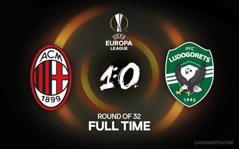 Лудогорец загуби от Милан с 0:1 в реванша от 1/16-финалите