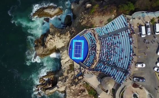  Вижте неповторимият амфикорт за тенис в Акапулко (видео) 