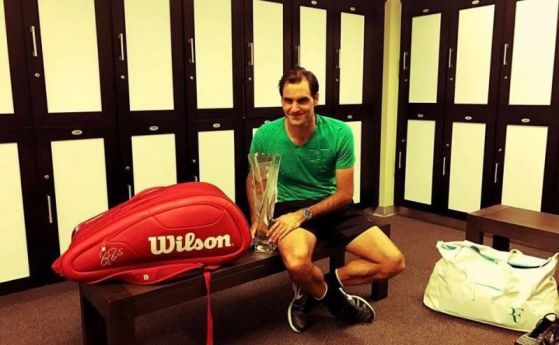 Световният номер 1 в мъжкия тенис  Роджър Федерер сподели в