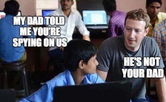 Момче Татко каза че Фейсбук ни шпионира Марк Зукърбърг Той не