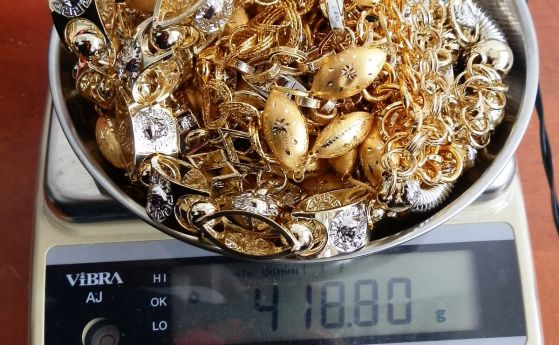 Митническите служители на Капитан Андреево откриха 2292 грама контрабандни златни
