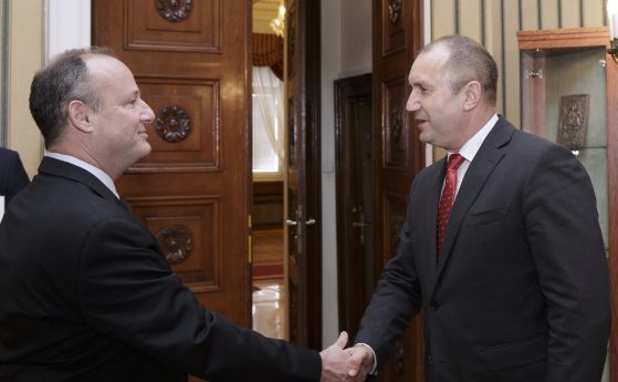 Президентът Румен Радев се срещна днес на Дондуков 2 с посланика
