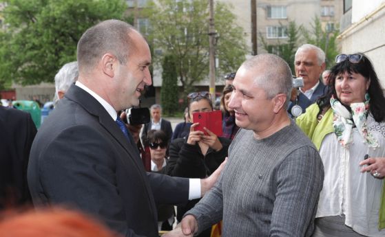 Президентът Румен Радев се срещна в Монтана с Иво Богданов