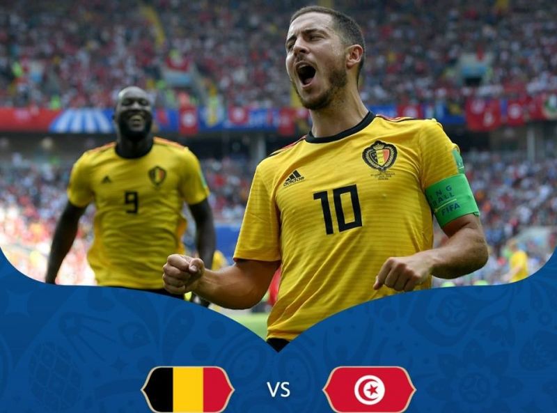 Белгия победи категорично Тунис с 5:2 в двубой от Група
