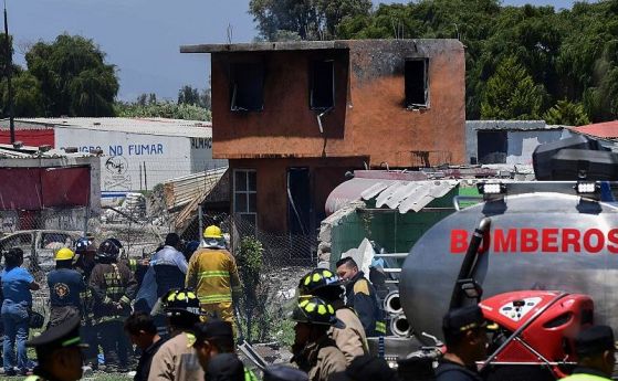 24 души загинаха при взрив на фабрика за фойерверки в Мексико