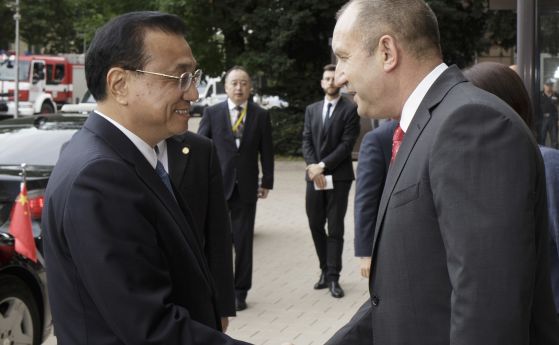 Президентът Румен Радев и министър председателят на Китай Ли Къцян са обсъдили