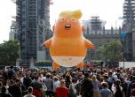 Протестиращи посрещнаха в Лондон американския президент с огромно надуваемо "бебе Тръмп"