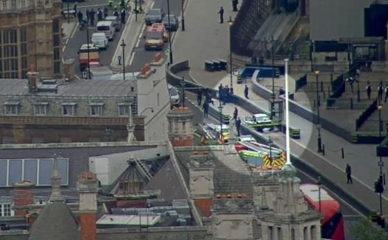  Кола се вряза в пешеходци пред Народното събрание в Лондон 