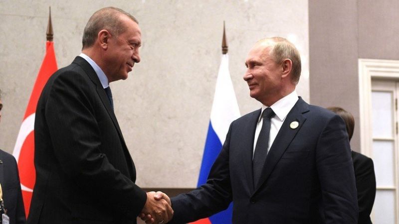 Руският президент Владимир Путин и турският лидер Реджеп Тайип Ердоган ще