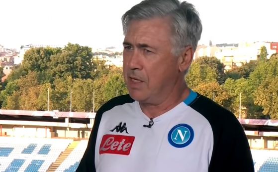 Tреньорът на Наполи Карло Анчелоти разкритикува футболистите на Цървена звезда че