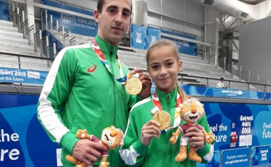 Златни медали за двамата представители в акробатиката на младежката олимпийски