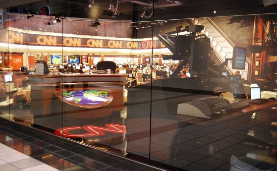 Централата на CNN в Ню Йорк в сградата Тайм Уорнър