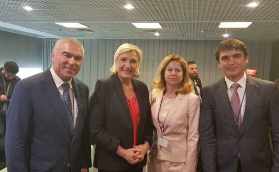 Лидерът на френските националисти Марин льо Пен пристига в София