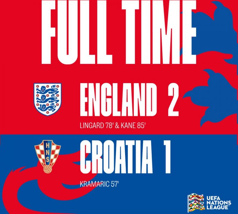Англия победи драматично Хърватия с 2:1 в решаващ сблъсък на