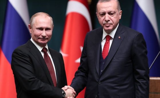  Путин и Ердоган вършат първа копка за сухопътната част Турски поток 