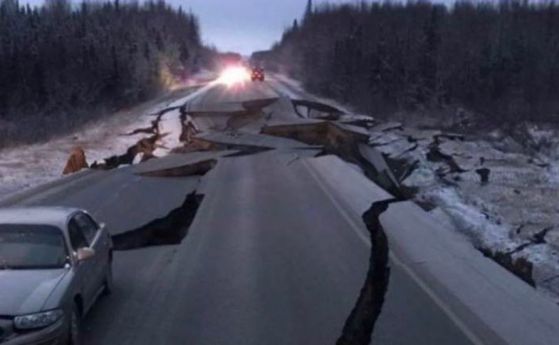 Силният трус с магнитуд 7 0 който разтърси Аляска е нанесъл